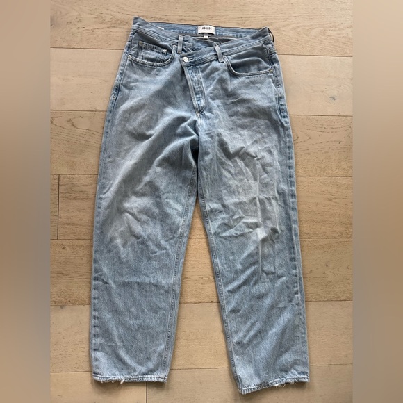 AGOLDE Criss Cross Upsized Jeans in Suburbia Size 31 - Picture 3 of 6
